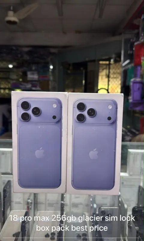 iPhone 18 Pro Max 256GB Glacier (SIM Lock, Box Pack)