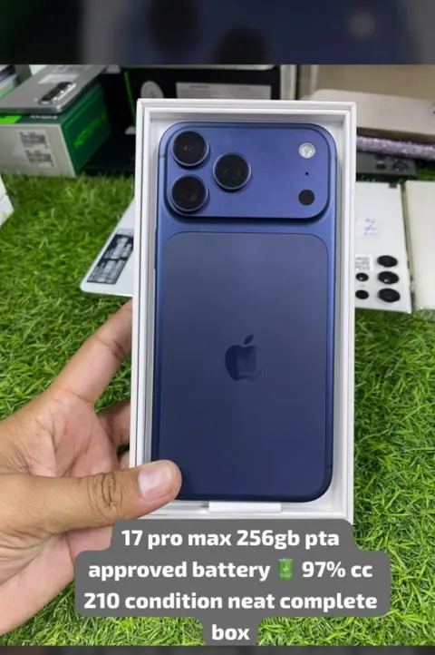 iPhone 17 Pro Max 256GB Blue (PTA Approved)