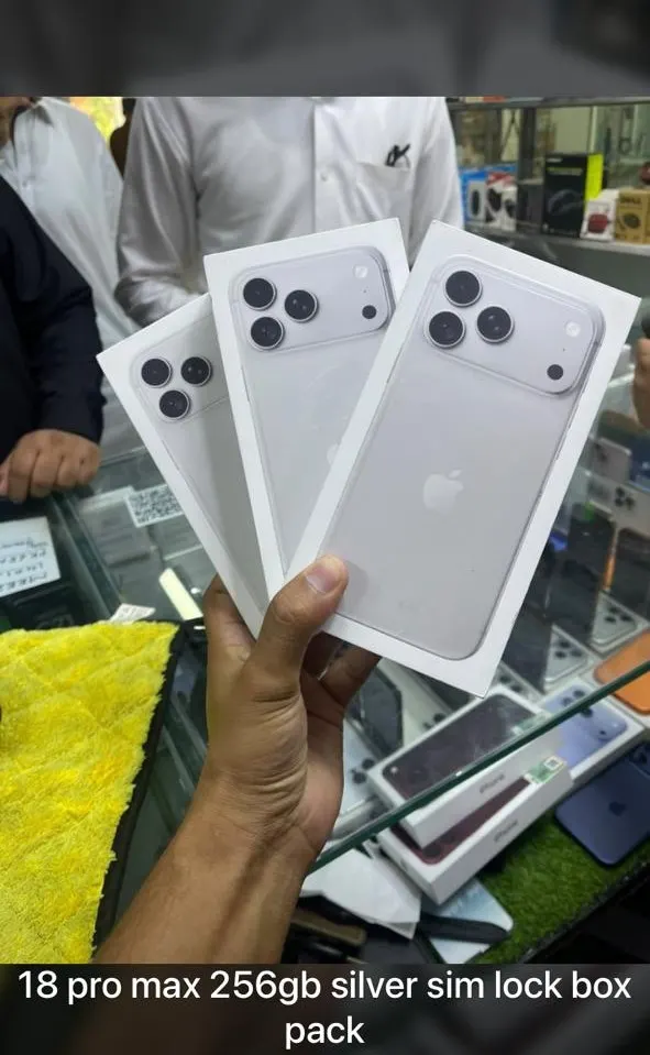 iPhone 18 Pro Max 256GB Silver (SIM Lock, Box Pack)